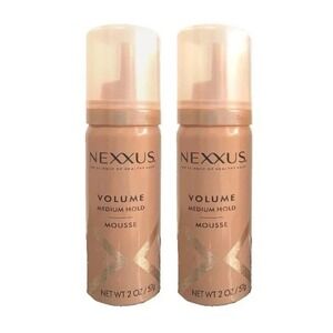 2 Nexxus Volume Medium Hold Light & Airy Mousse 2 oz Travel